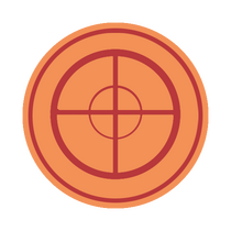 The red Sniper emblem from tf2