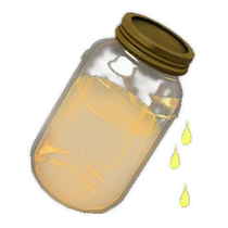 The colorblind mode jarate icon from tf2